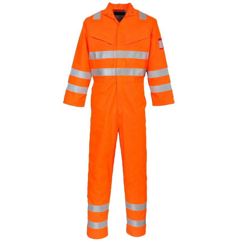 FR anti-static rail hi-vis coverall | WISE Worksafe