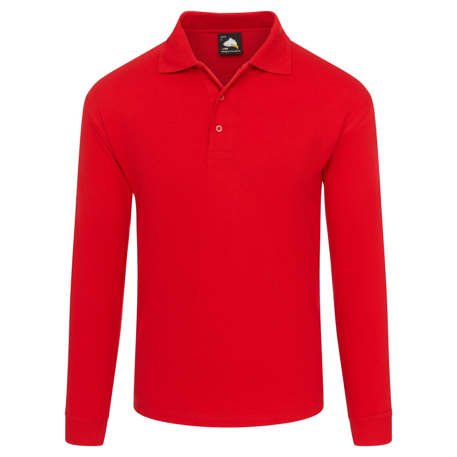 Premium long sleeve polo shirt | WISE Worksafe