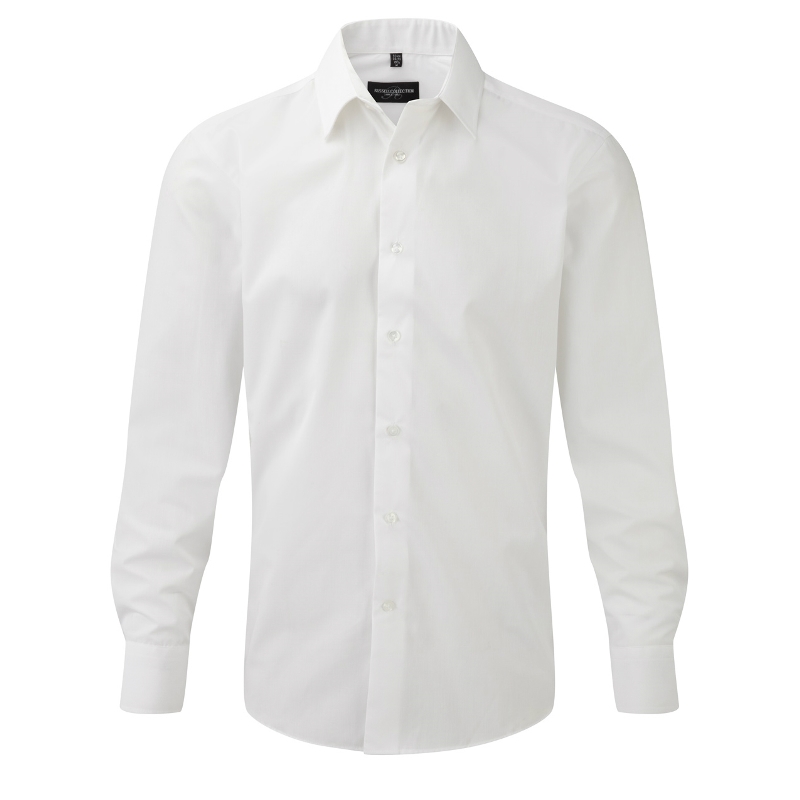Mens long sleeve tailored shirt | WISE Worksafe