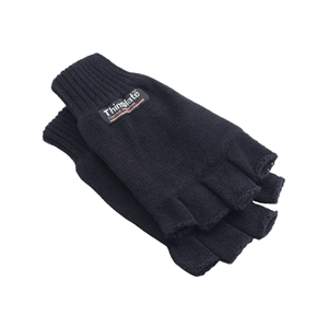 Image of Thermal knitted half-finger gloves, P-A082905