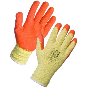 Image of Contractor latex palm coated gloves, P-A104071