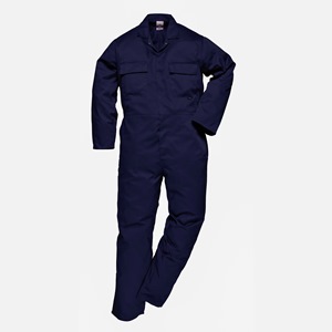 Image of Classic stud front coverall, Navy, P-C02001