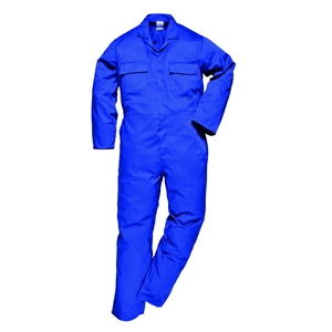 Image of Classic stud front coverall, Royal, P-C02001