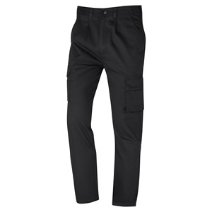 Image of Deluxe cargo trousers, Black, P-C02072