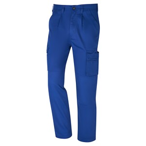 Image of Deluxe cargo trousers, Royal, P-C02072