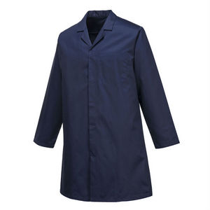 Image of Mens food industry coat, Navy, P-C04023