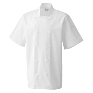 Image of Short sleeve chefs jacket, P-C04PR656