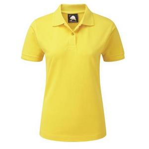 Image of Ladies premium polo shirt, Yellow, P-C060213