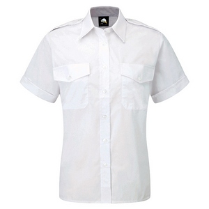 Image of Ladies short sleeve pilot shirt, P-C06JC2064