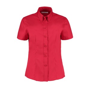 Image of Ladies short sleeve oxford shirt, P-C06KK701