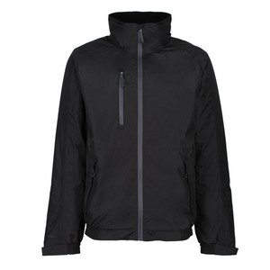 Image of Honestly Made recycled waterproof insulated bomber jacket, Black, P-C12TRA213