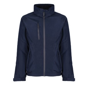 Image of Honestly Made recycled waterproof insulated bomber jacket, Navy, P-C12TRA213