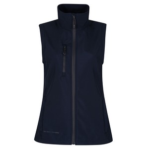 Image of Honestly Made recycled softshell bodywarmer ladies, Navy, P-C12TRA863