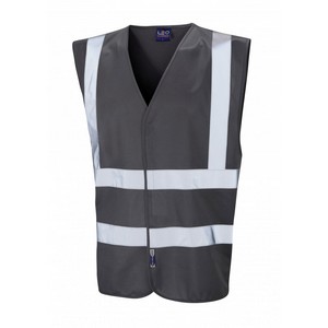 Image of Reflective coloured waistcoat, Grey, P-C15SHV00