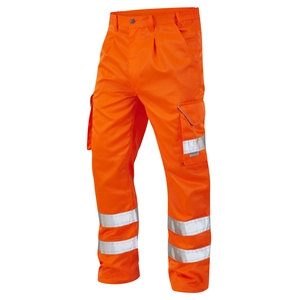 Image of Hi-vis premium cargo trousers, Orange, P-C15SHV48