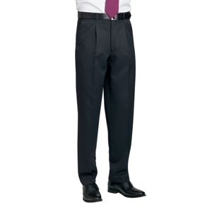 Image of Mens single pleat trousers, P-C248515
