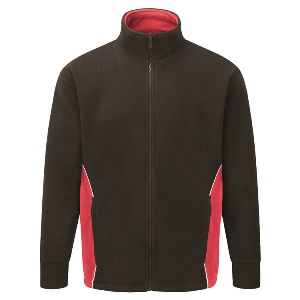 Image of Silverswift premium two-tone fleece, Black/Red, P-C303180