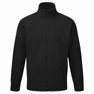 Image of Premium full zip fleece, Black, P-C30CW601