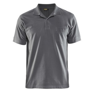 Image of Mens cotton polo shirt, Grey, P-C363305