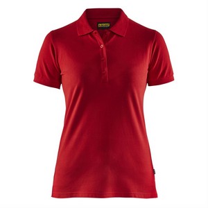 Image of Ladies cotton polo shirt, Red, P-C363307