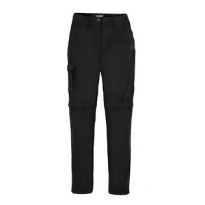 Image of Craghoppers Kiwi Convertible zip-off trousers ladies, Black, P-C43CEJ006