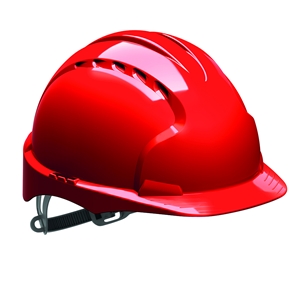 Image of JSP EVO 3 vented helmet, Red, P-G07AJF160