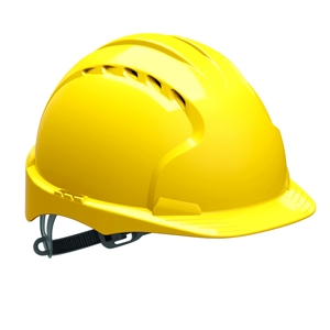 Image of JSP EVO 3 vented helmet, Yellow, P-G07AJF160