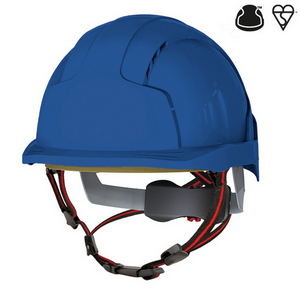 Image of JSP Skyworker climbing helmet c/w chin strap, Blue, P-G07AJS260