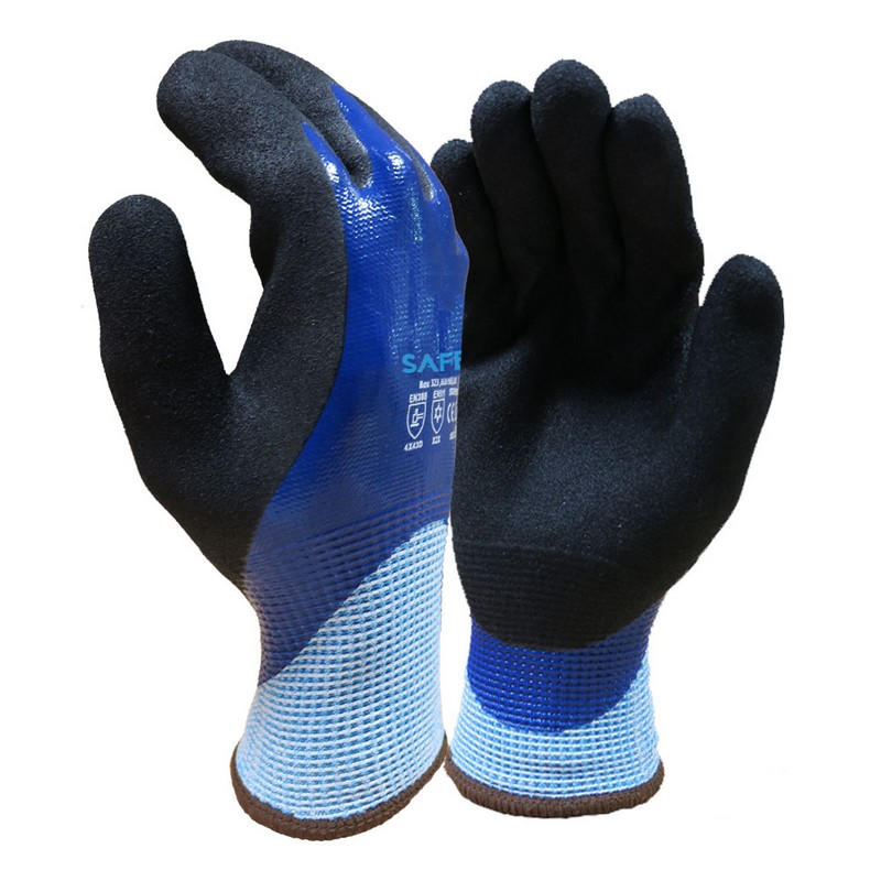 Image of Waterproof, nitrile foam, Cut D fully coated glove, P-A145629