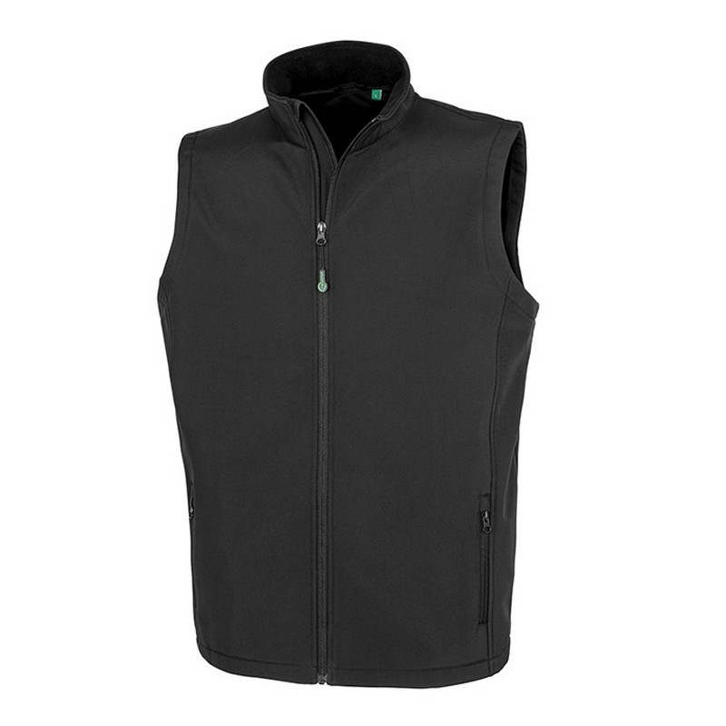Image of Men's Result Recycled Softshell Bodywarmer, P-C12R902M