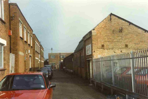 Wembley Industrial Safety Equipment premises in Abbey Manufacturing Estate, Wembley, in the late 1980s